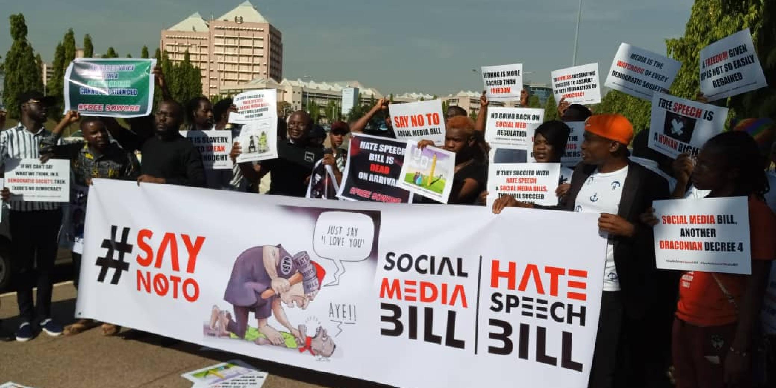 CFL, 28 CSOs Challenge Senate to Publish Report of Public Hearing on Social Media Bill