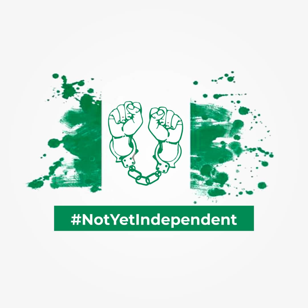 #NotYetIndependent: Activists Organize Nationwide Balloon Protests Against Buhari’s Policies