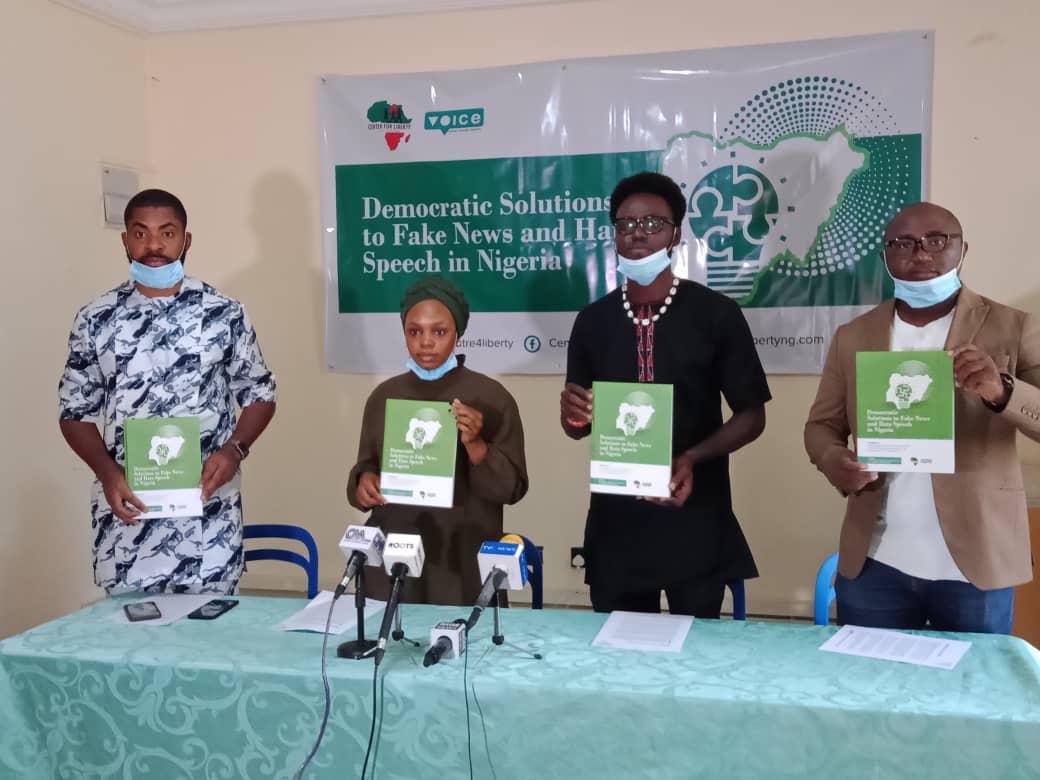 Centre for Liberty Launches Democratic Solutions Document to Combat Fake News and Hate Speech in Nigeria